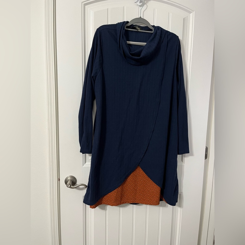 Suzanne Betro size X2 tunic sweater